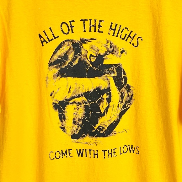 NEW Tropidelic Reggae Rock Band Graphic Yellow Concert T Shirt Adult size Large - Picture 3 of 7